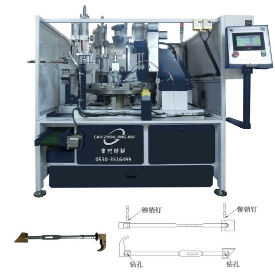 點擊查看詳細信息<br>標題：JRZ-35-1自動鎖舌拉手鉆孔鉚肖釘機 閱讀次數(shù)：952