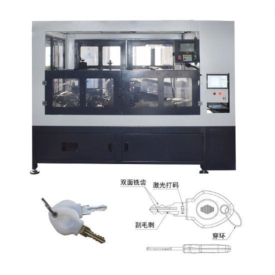 點(diǎn)擊查看詳細(xì)信息<br>標(biāo)題：JZ-3.8G自動鑰匙雙面銑牙刮毛刺.激光打碼、串環(huán)機(jī) 閱讀次數(shù)：996