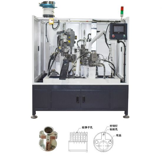 點擊查看詳細信息<br>標題：JZ-15.8E轉(zhuǎn)盤式圓鎖頭組合機 閱讀次數(shù)：1061
